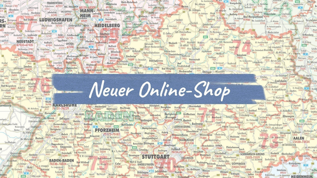 Frisch aufgestellt: Unser Landkarten-Shop steht auf einem neuen technischen Fundament