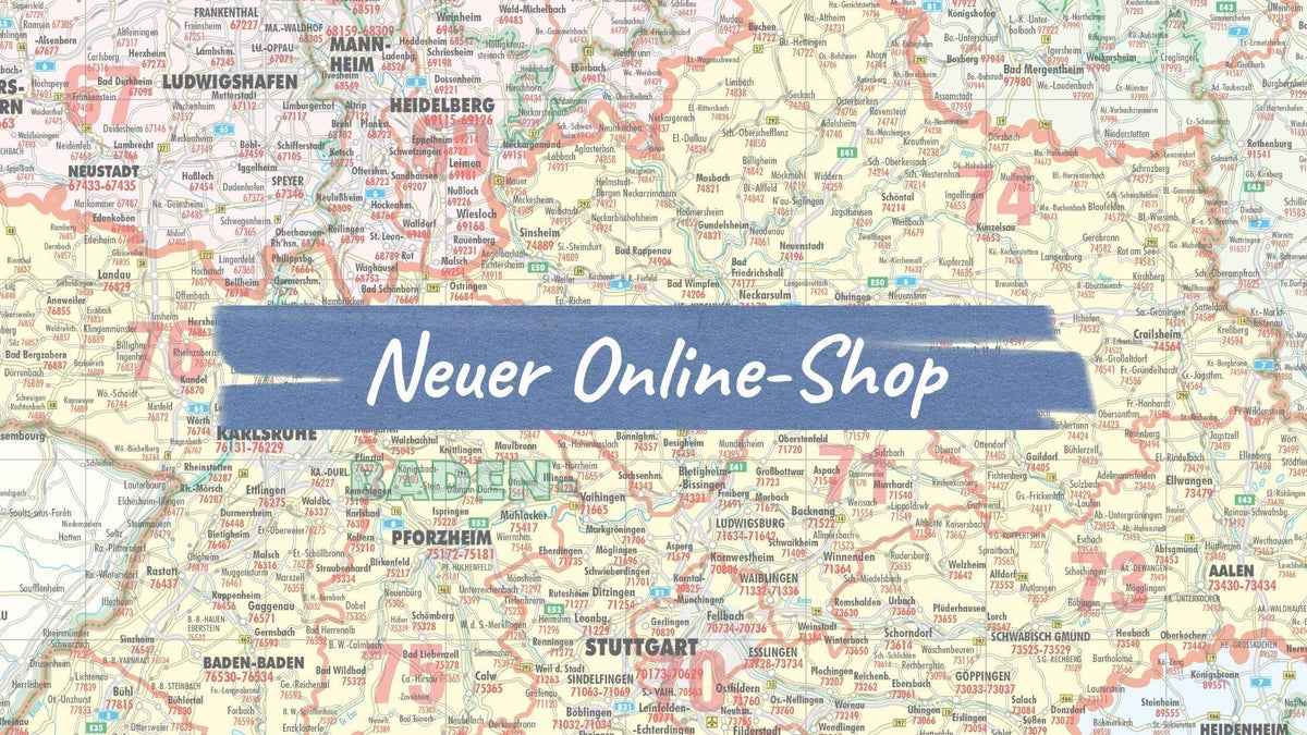 Frisch aufgestellt: Unser Landkarten-Shop steht auf einem neuen technischen Fundament
