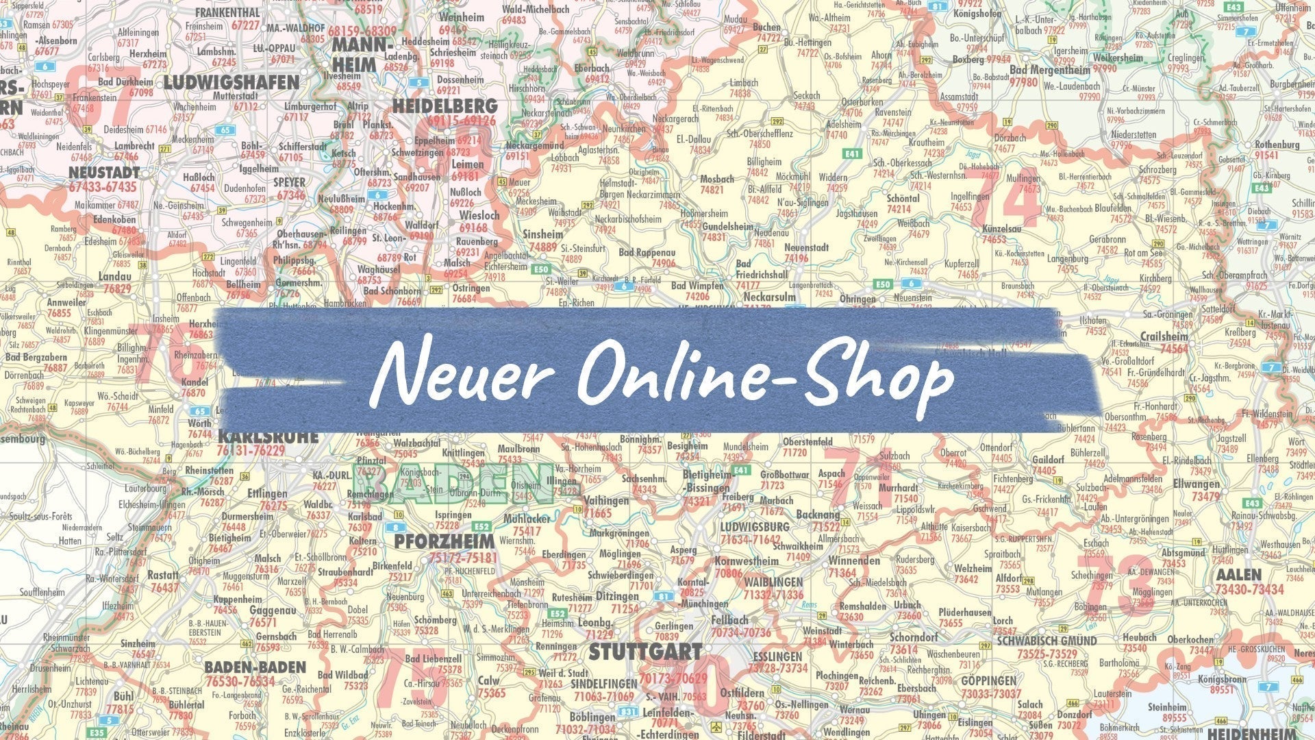 Frisch aufgestellt: Unser Landkarten-Shop steht auf einem neuen technischen Fundament