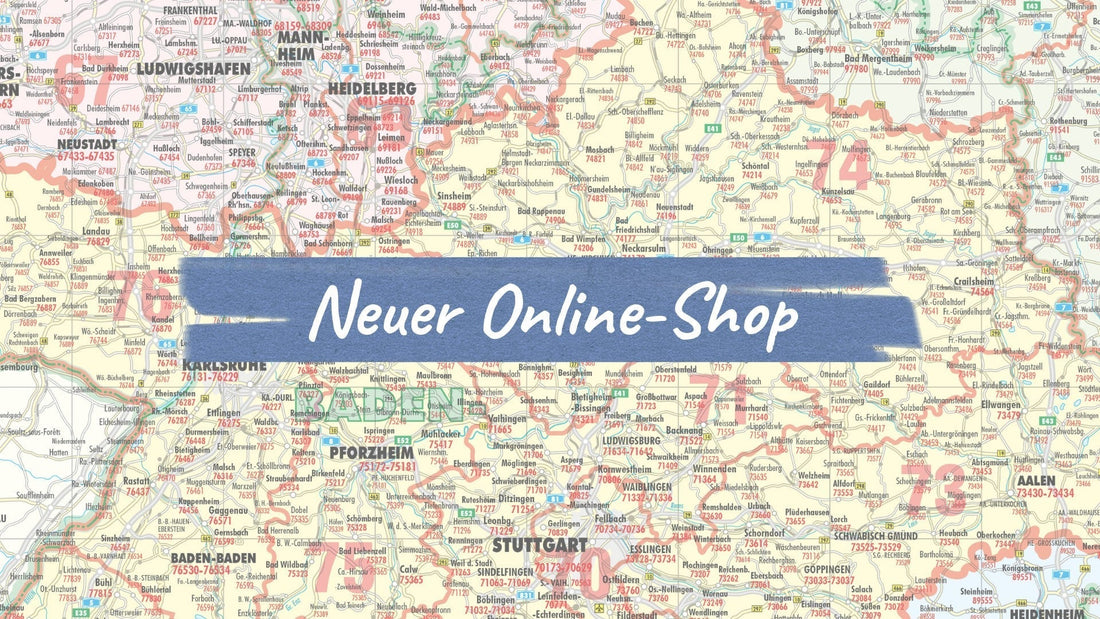 Frisch aufgestellt: Unser Landkarten-Shop steht auf einem neuen technischen Fundament