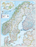 Skandinavien - politisch (73 x 91 cm)