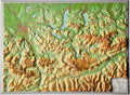 Salzkammergut - Reliefkarte (39 x 29 cm / 1:300.000)