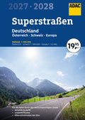 ADAC Superstraßenatlas 2026/2027 – Deutschland, Österreich, Schweiz & Europa (Spiralbindung)