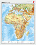 Afrika - Schulwandkarte - physisch / politisch (130 x 165 / 1:8.000.000)