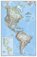 Amerika - politisch (58 x 91cm / 1:19.100.000)