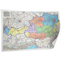 Bundeslandkarte Österreich mit ORGA-Bereichen (120x70cm - 1:500.000)