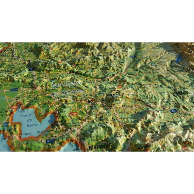 La Provence-Alpes-Cotes d'Azur Detailansicht