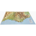 La Provence-Alpes-Cotes d'Azur - Reliefkarte (61 x 41 cm / 1:700.000)