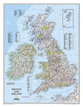 Großbritannien und Irland - physisch (58 x 76 cm / 1:1.687.000)