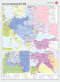 Der erste Weltkrieg - Schulwandkarte