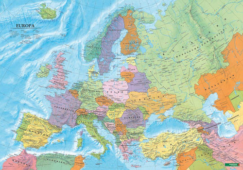 Europa - politisch (100 x 70 cm / 1:6.000.000)