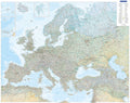 Die physische Übersichtskarte Europa