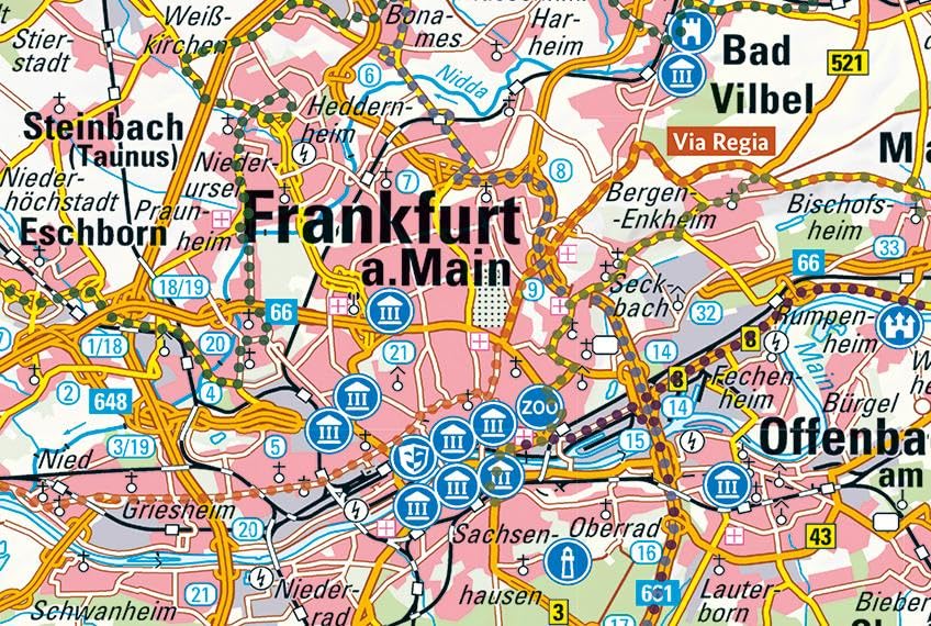 Detailansicht von Frankfurt am Main