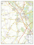 Gemeinde Erftstadt - Übersichtskarte (Gemeindenummer: 05362020 / 45 x 70 cm / 1:30.000)