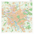 Hannover Stadtplan mit Postleitzahlen