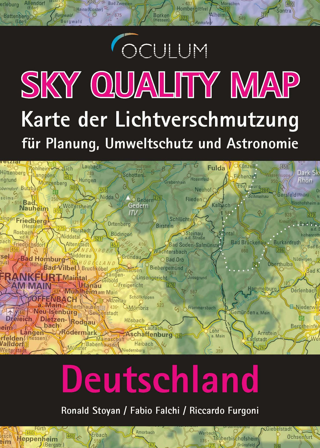 Deutschland - Lichtverschmutzung (59 x 84 cm)