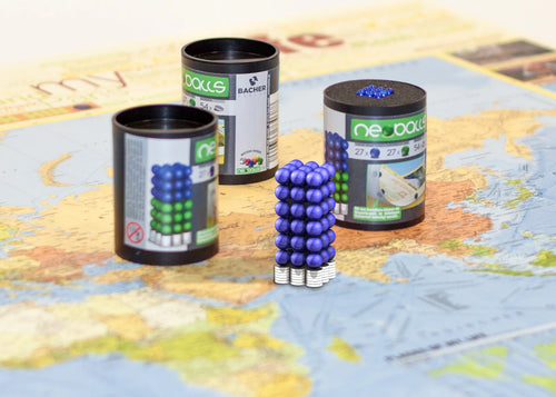 Magnetkugeln - Neoballs für magnetische Landkarten (5 mm / 54 Stück)