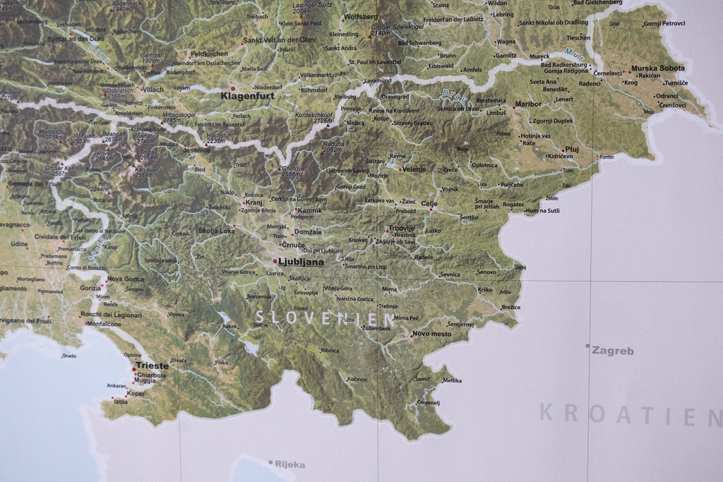 Alpen (84 x 119 cm / 1:900.000)