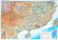Physische Landkarte - Südchina mit Taiwan (125 x 88 cm / 1:2.000.000)