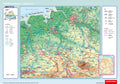 Physische Niedersachsen Karte