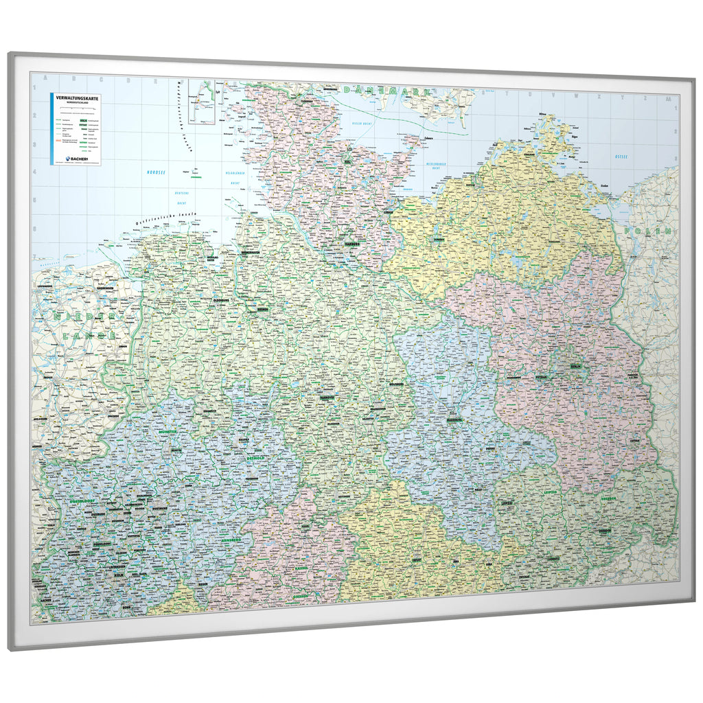 Norddeutschland - Verwaltungskarte (wählbares Format)