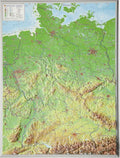 Deutschland - Reliefkarte (wählbares Format)