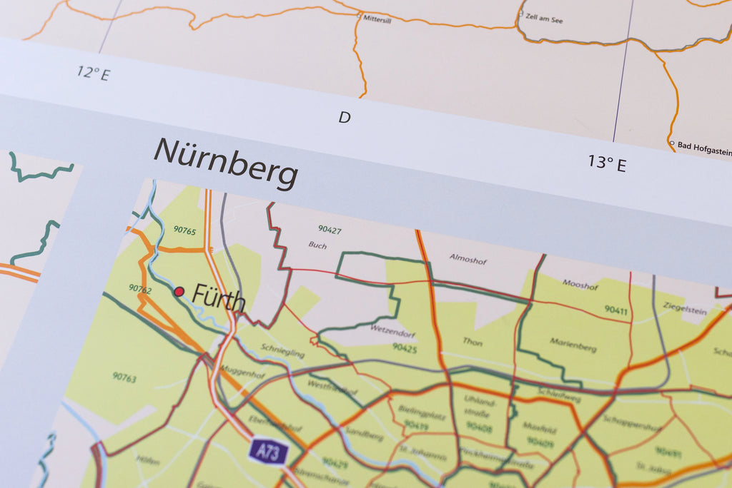 Detailausschnitt von Nürnberg