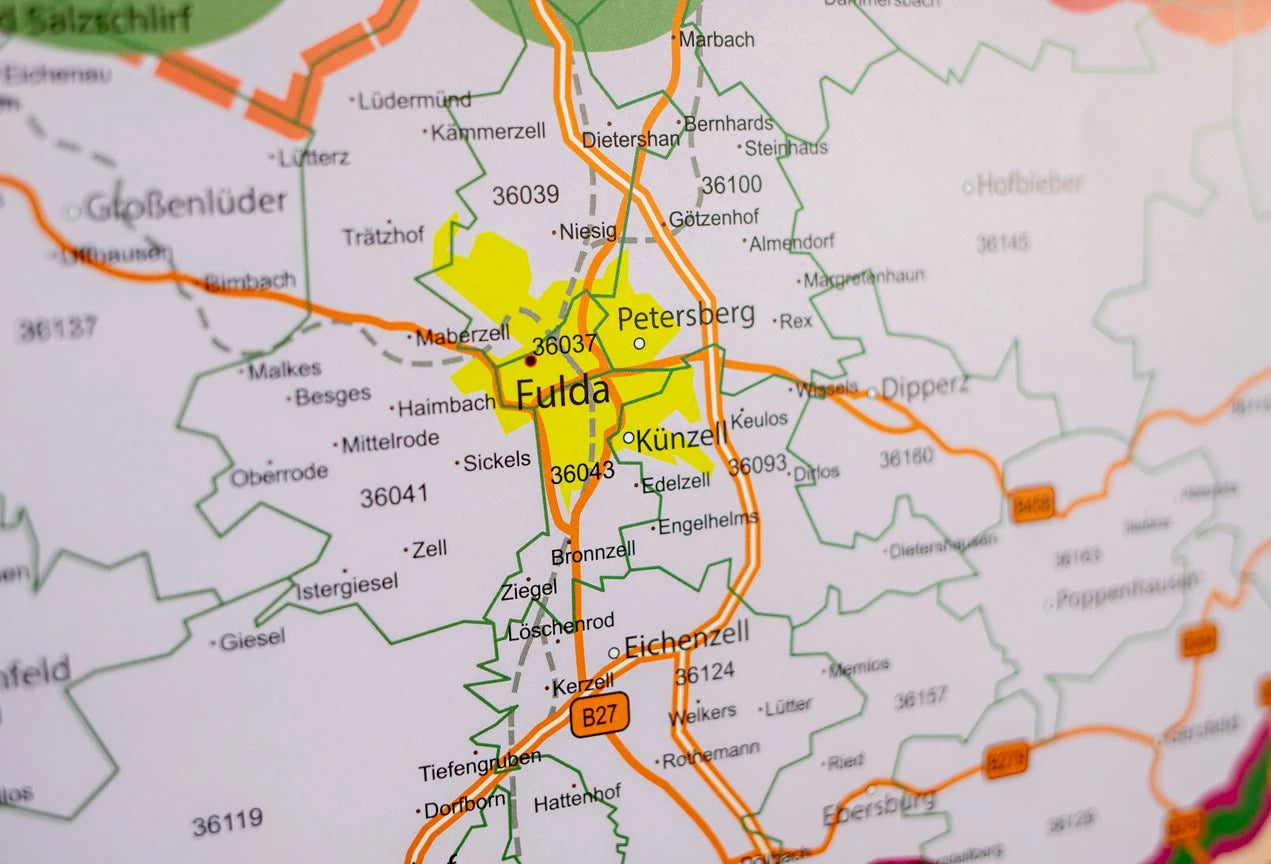 PLZ Region Fulda