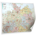 Norddeutschland - PLZ- und Verwaltungskarte (wählbares Format)