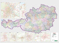 Postleitzahlenkarte von Österreich