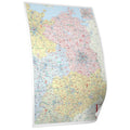 Postleitzahlenkarte Deutschland Nordost 151x210cm