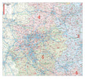 Nordrhein-Westfalen - Postleitzahlenkarte (wählbares Format)