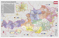 Kleine Postleitzahlenkarte von Österreich