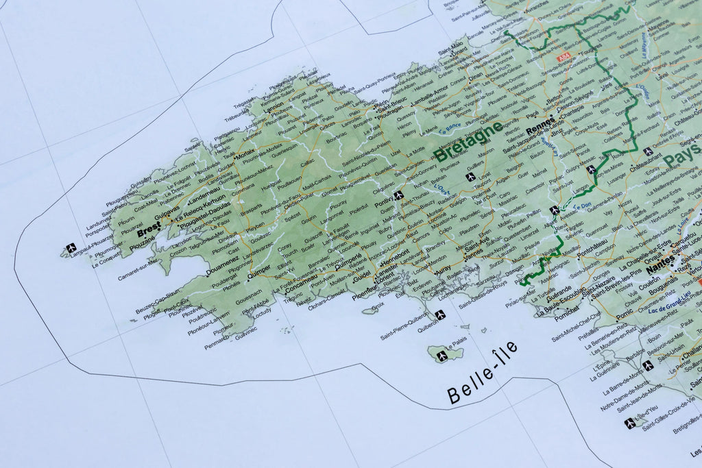 Detailansicht der Bretagne
