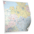 Niedersachsen und Bremen - Postleitzahlenkarte (125 x 118 cm / 1:250.000)