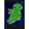 Satelliten Karte Irland 70x100cm