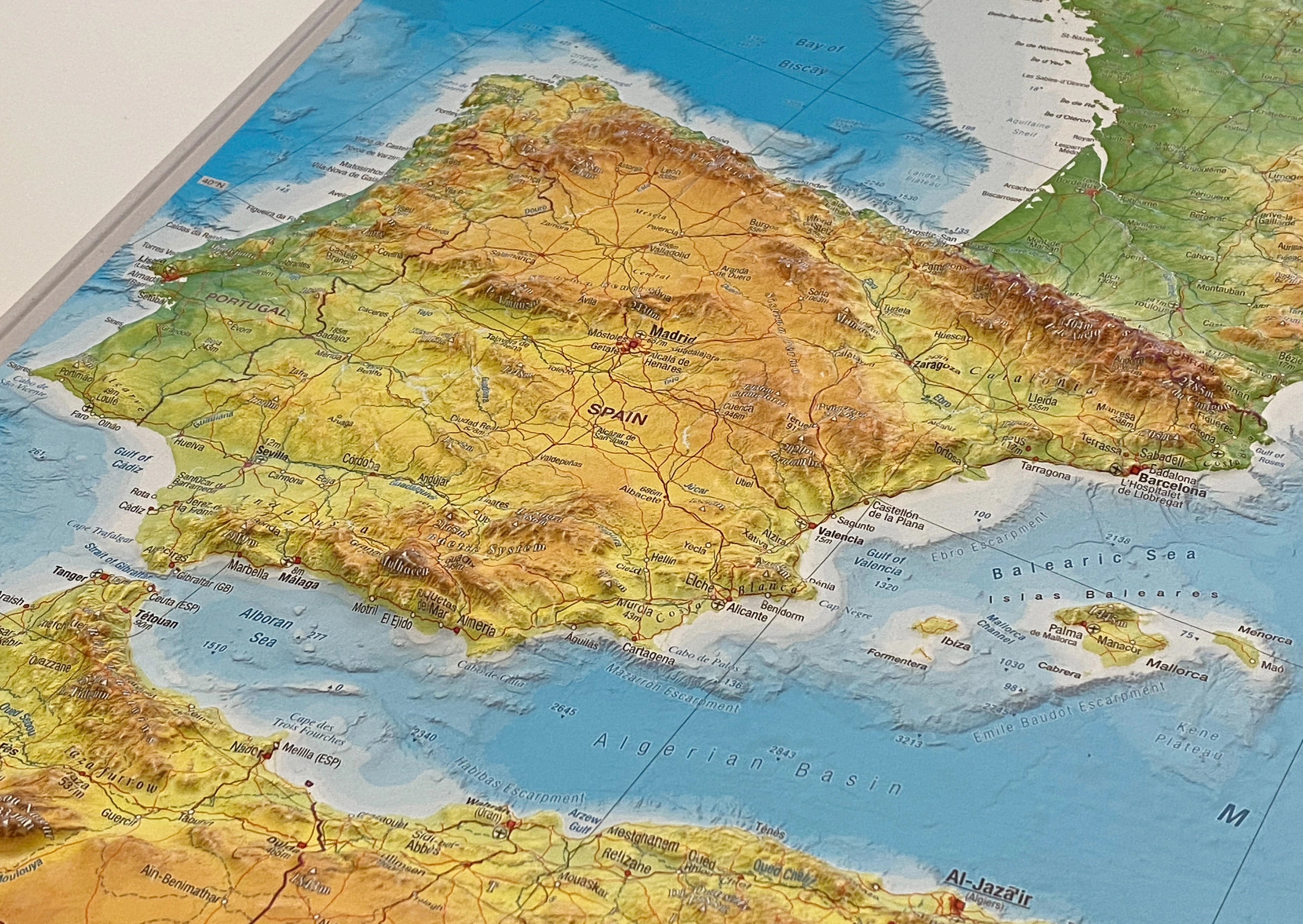 Detailansicht von der Region Spanien