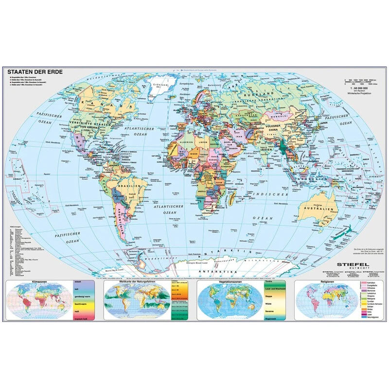 Deutschland und Europa in der Welt - Schreibunterlage (64 x 44 cm)