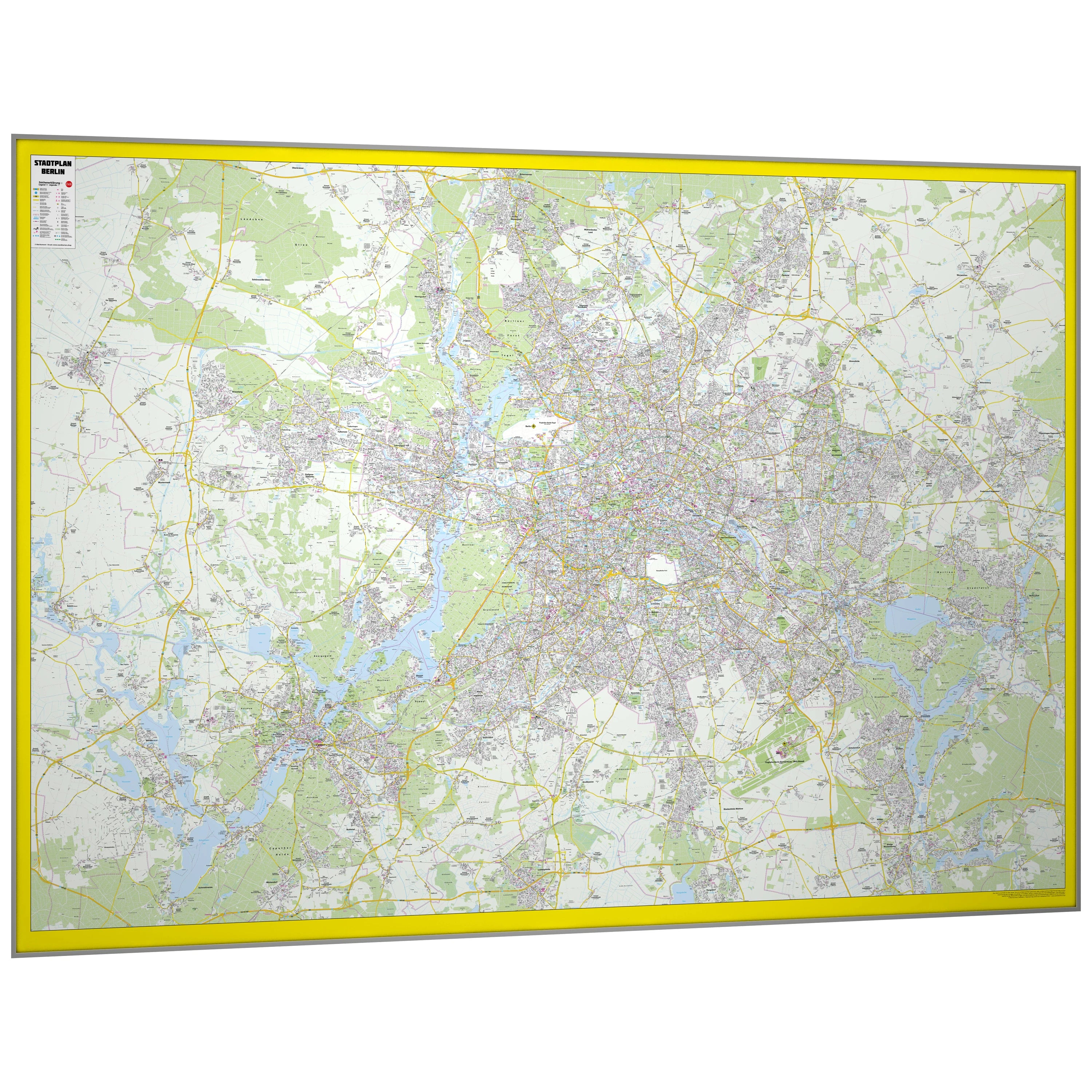 Berlin - Stadtplan (210 x 148 cm / 1:33.000)