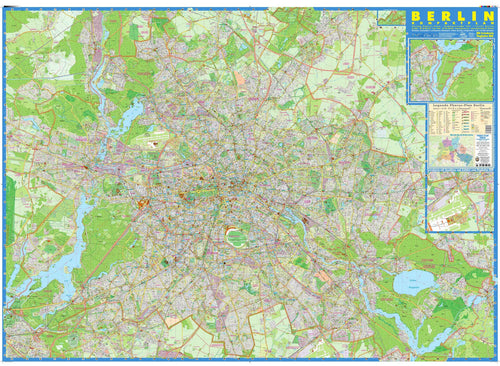 Berlin - Stadtplan (161 x 115 cm / 1:28.500)