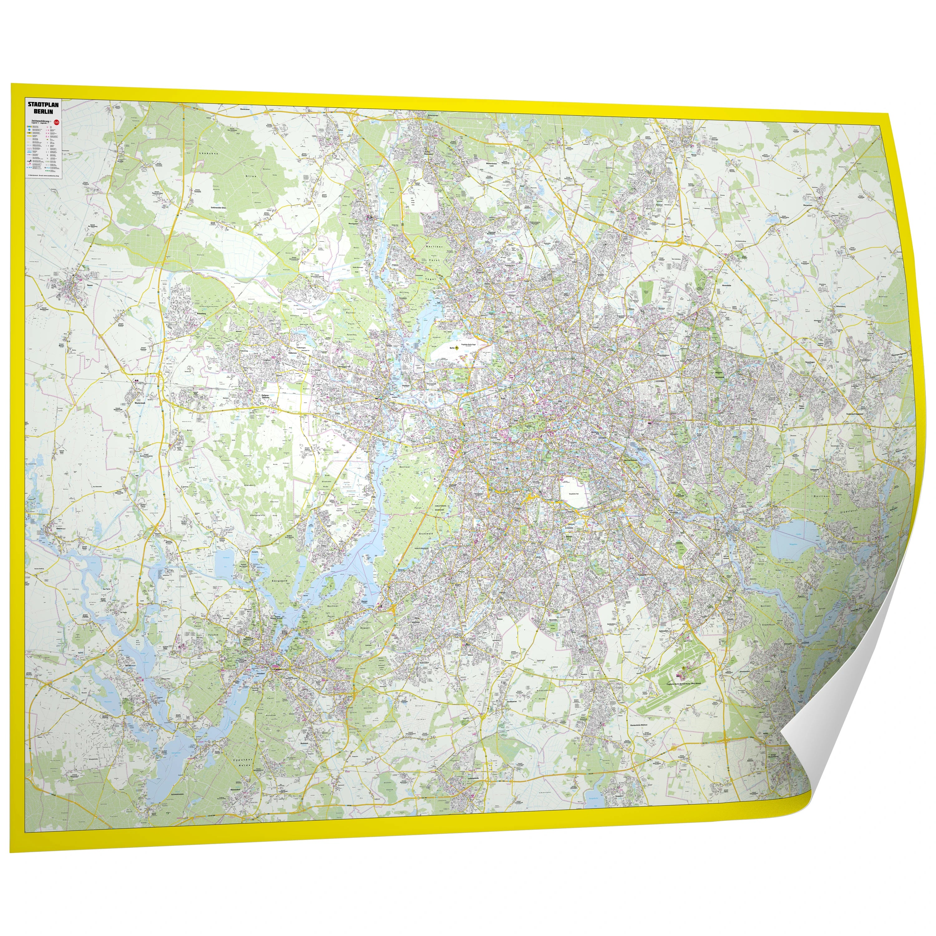 Berlin - Stadtplan (210 x 148 cm / 1:33.000)