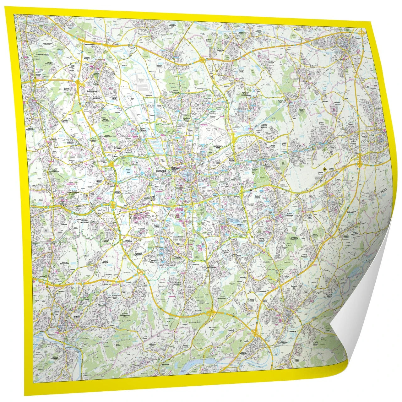 Dortmund - Stadtplan (143 x 115 cm / 1:20.000)