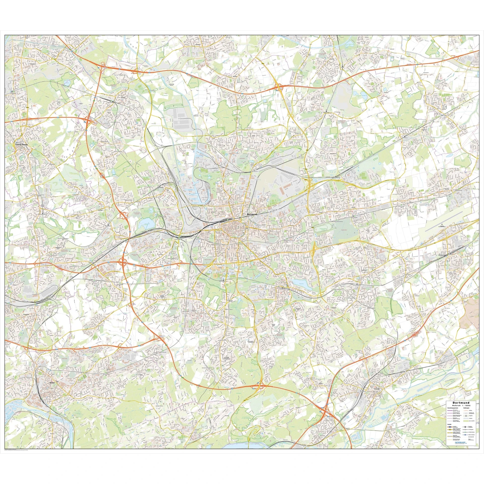 Stadtplan von Dortmund