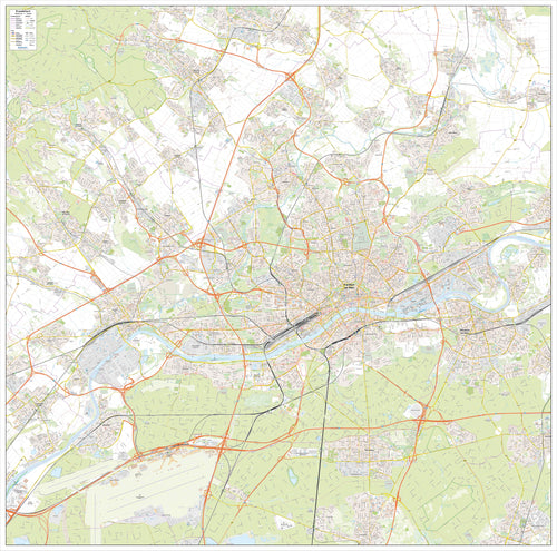 Stadtplan von Frankfurt