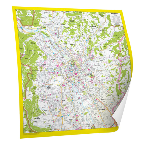 Stadtplan Graz 112x113 cm