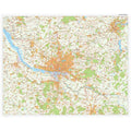 Hamburg (Großraum) - Stadtplan (150 x 120 cm / 1:70.000)