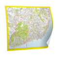 Stadtplan Lissabon 113x94 cm