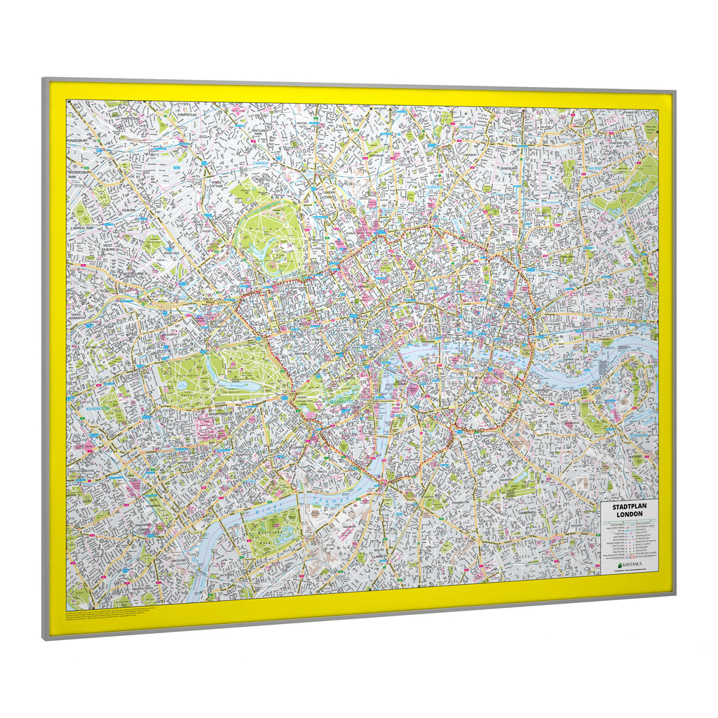 London - Stadtplan (120 x 92 cm / 1:15.000)