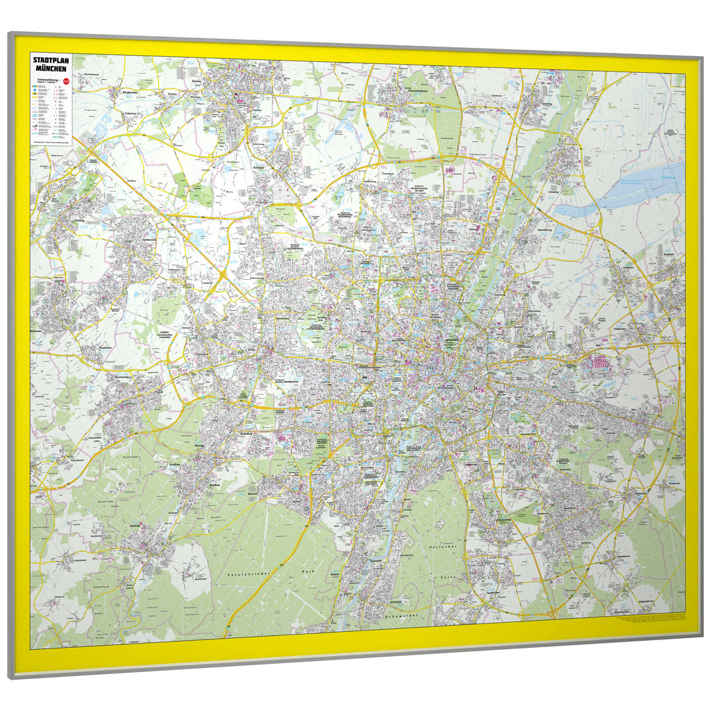 München - Stadtplan (143 x 115 cm / 1:25.000)