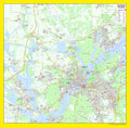 Stadtplan Potsdam 106x104 cm